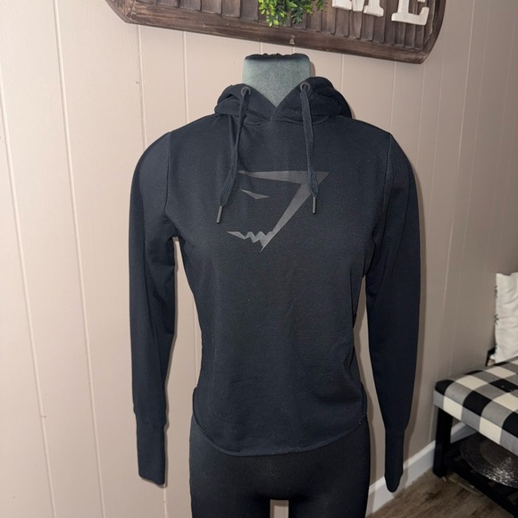 Gymshark • Cross Back Cropped Hoodie - Picture 1 of 10